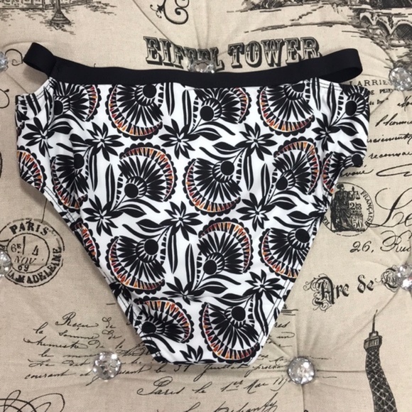 NWOT Ella Moss High Waist Swim Bikini Bottom - Picture 3 of 6